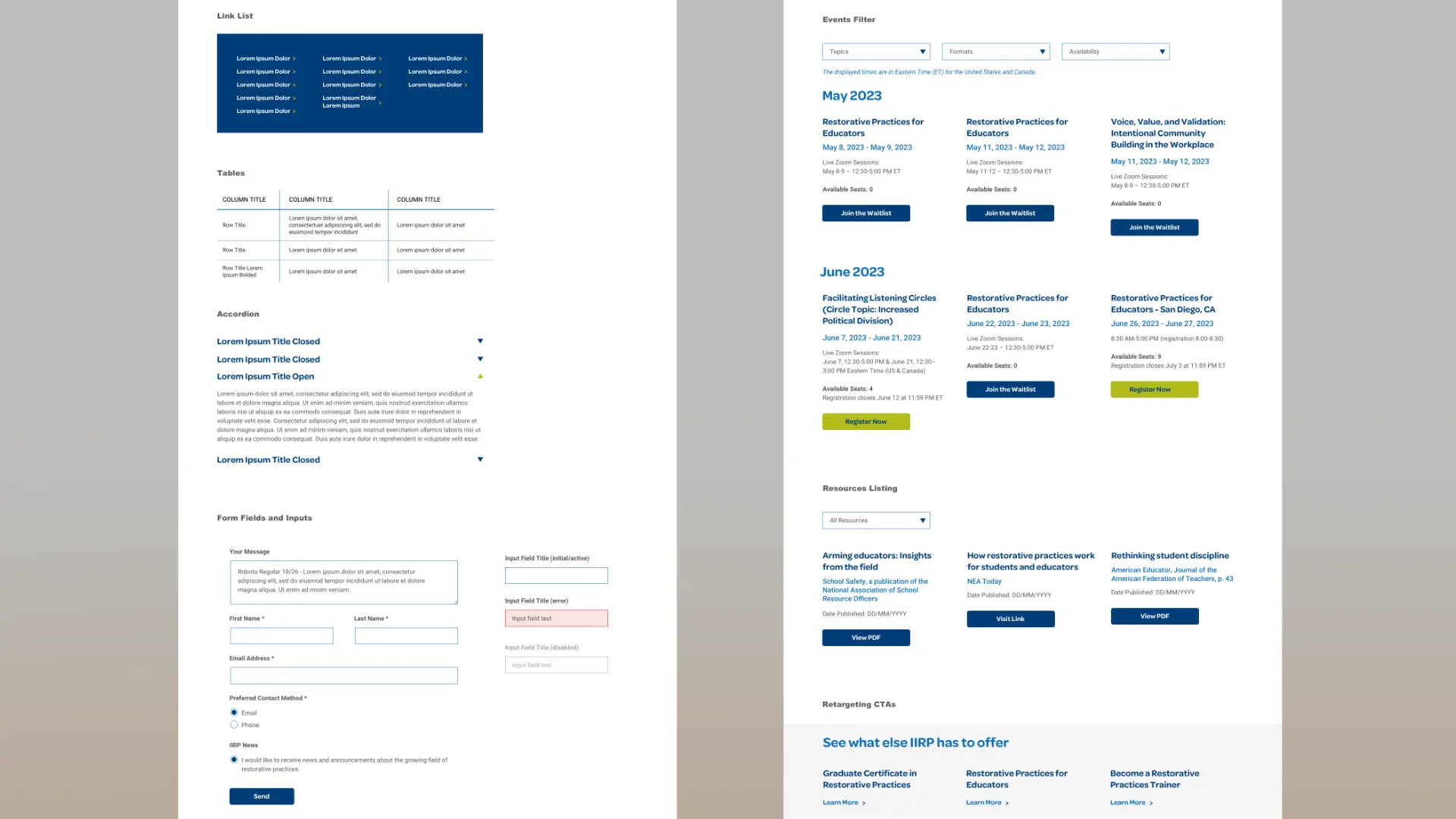 IIRP Website Screens 4